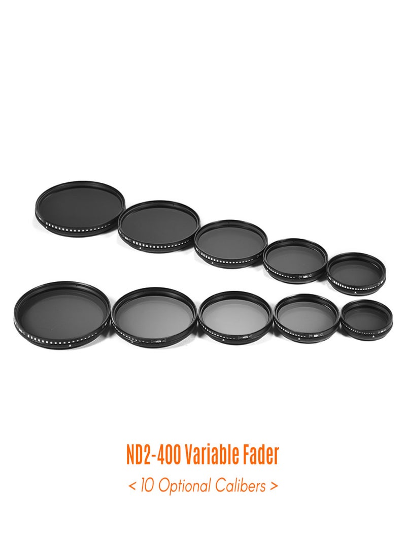ZOMEI 67mm Ultra Slim Variable Fader ND2-400 Neutral Density ND Filter Adjustable ND2 ND4 ND8 ND16 ND32 to ND400 for DSLR Cameras - Image 2